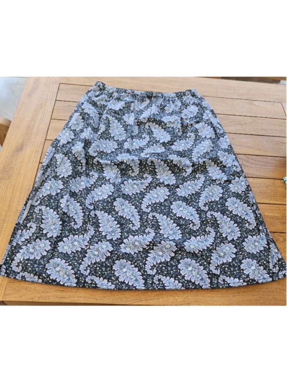J.Crew Collection pull-on skirt in Ratti® Pacific paisley Size XL - Picture 2 of 7